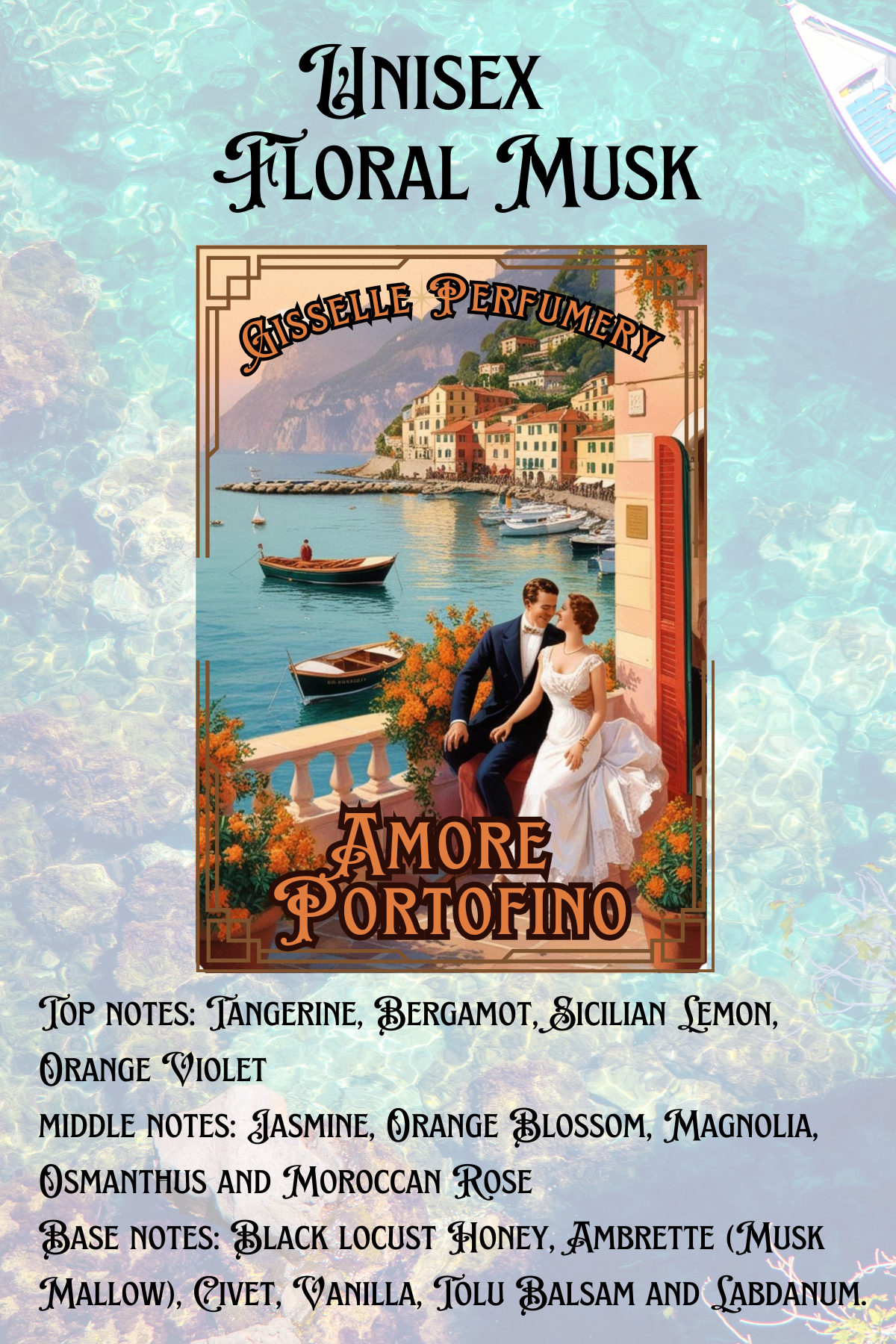 Amore Portofino / inspired by Tom Ford fragrances / Made by: Gisselle Perfumery